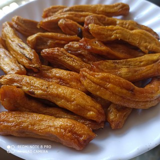 500g chuối sấy dẻo nguyên trái thơm ngon