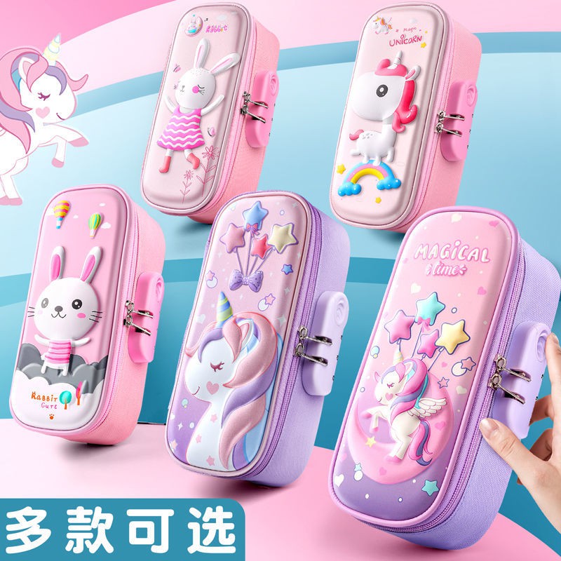 Hộp Bút Có Khóa Mật Khẩu Cho Học Sinh