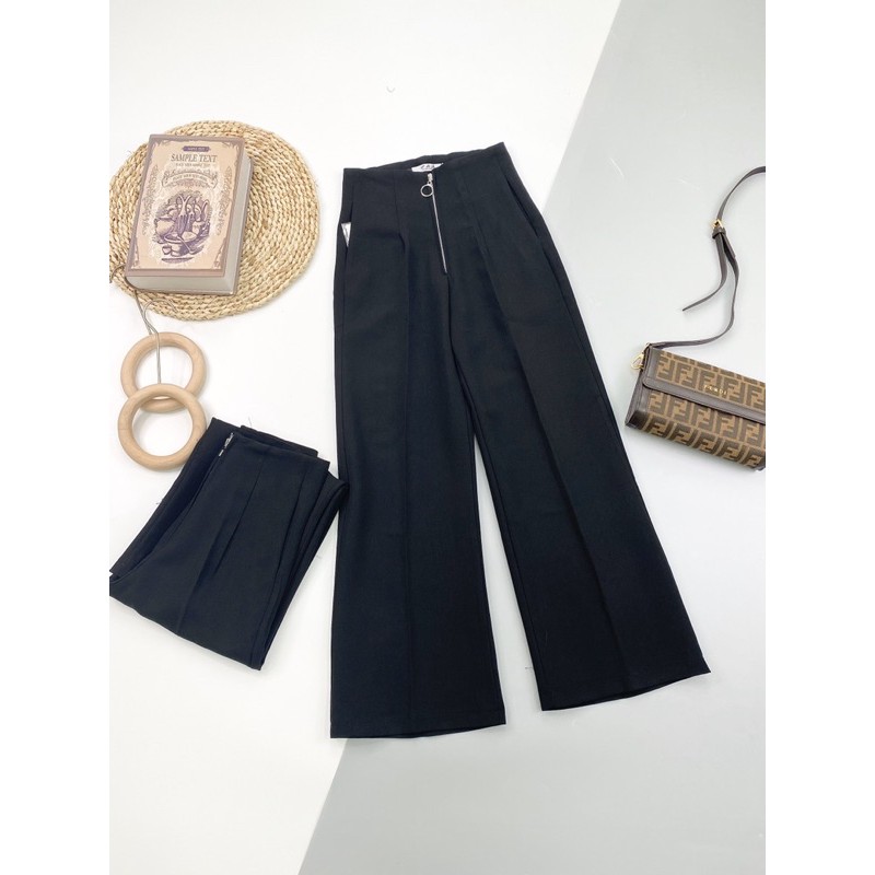 QUẦN XUÔNG VẢI KHOÁ GIỮA MS12199