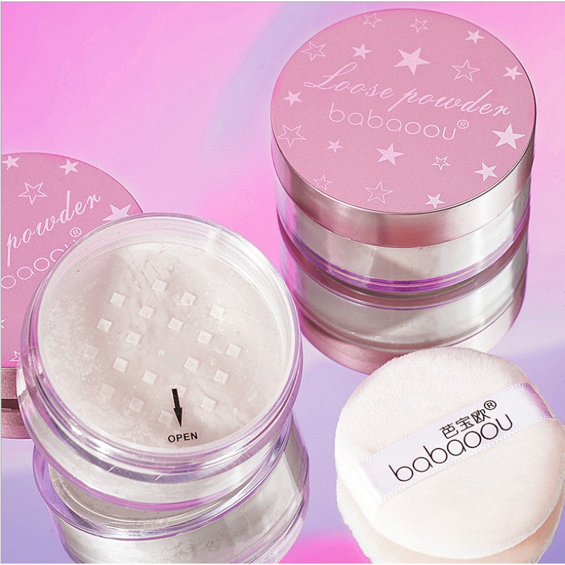 Bột Phấn Phủ Hồng Lấp Lánh BABAOOU B3003 Siêu Cấp Sang Chảnh Cao Cấp Hàng Nội Địa Quảng Châu | BigBuy360 - bigbuy360.vn