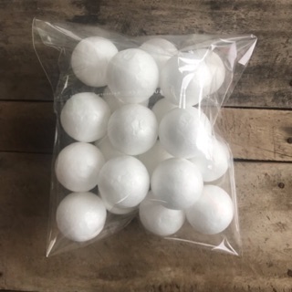 Nụ xốp tròn 3cm - 3.5cm / túi 20 cái