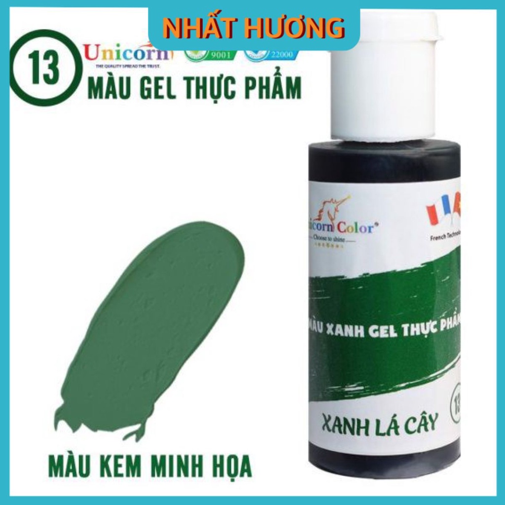 Màu Gel Xanh Lá Cây Unicorn D13 28gr