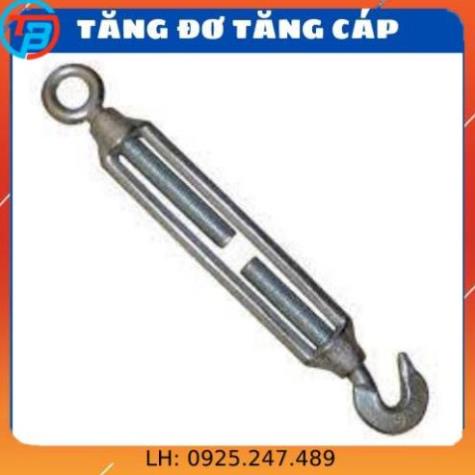 Tăng đơ cáp 1 đầu mắt 1 đầu móc D6mm, D8mm, D10mm, D12mm, D14mm  - Kim khí capthepsaigon