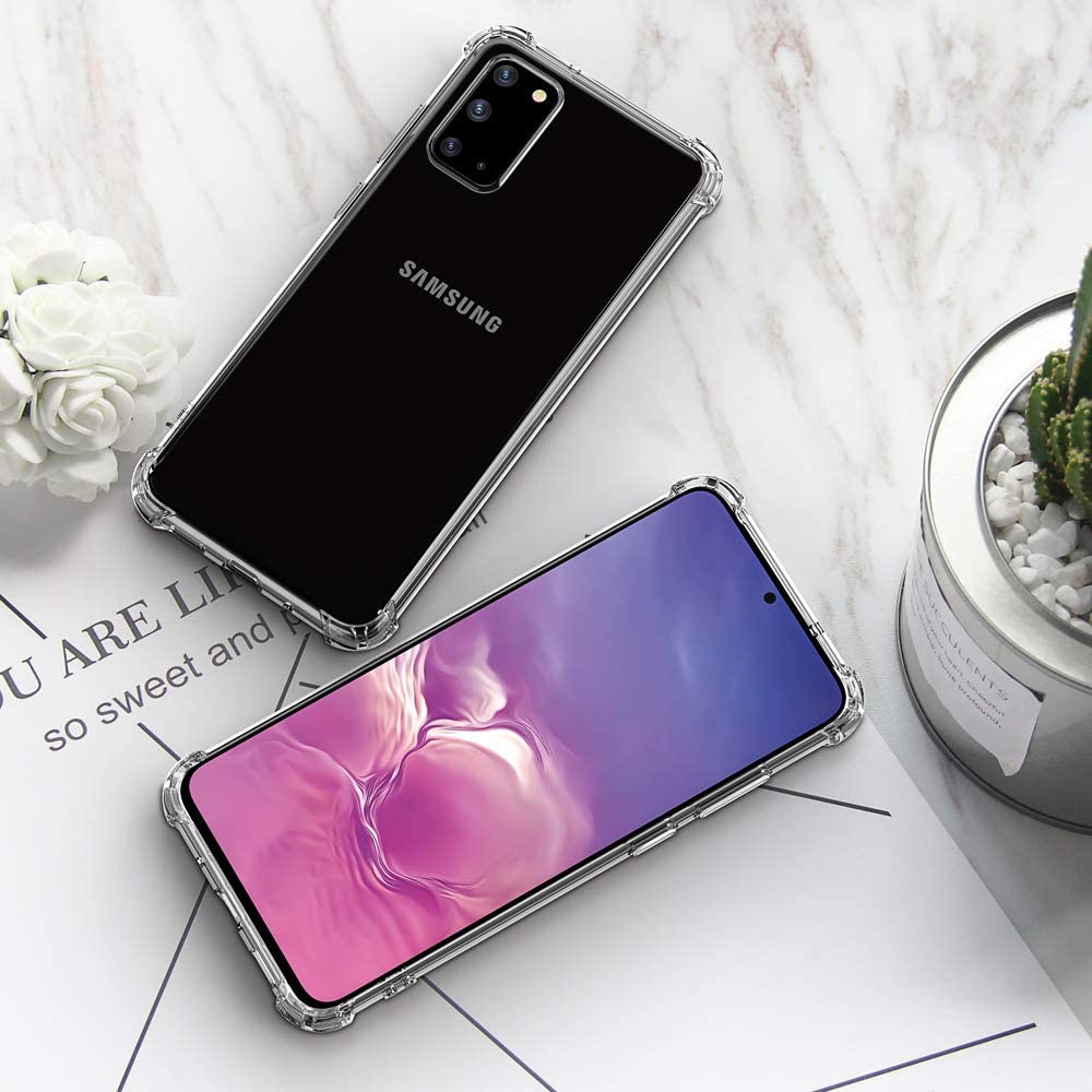 Ốp điện thoại TPU trong suốt cho SAMSUNG Galaxy S20 Ultra S20 Plus Note 10 Note 9 S10 Lite S10 5G S10e S9 S8 Active S7 Edge