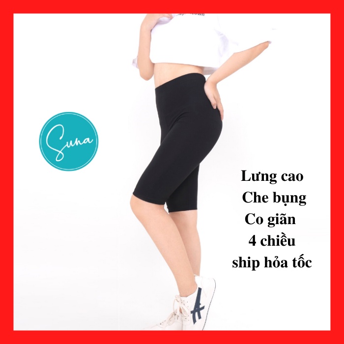 Quần legging nữ ngố Suna vải thun cao cấp