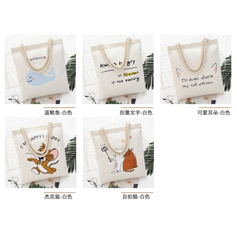 Canvas Shoulder Bag Female Bag Japanese And Korean Simple Art Student School Bag Mori Series Handbag Leisure Shopping Ba