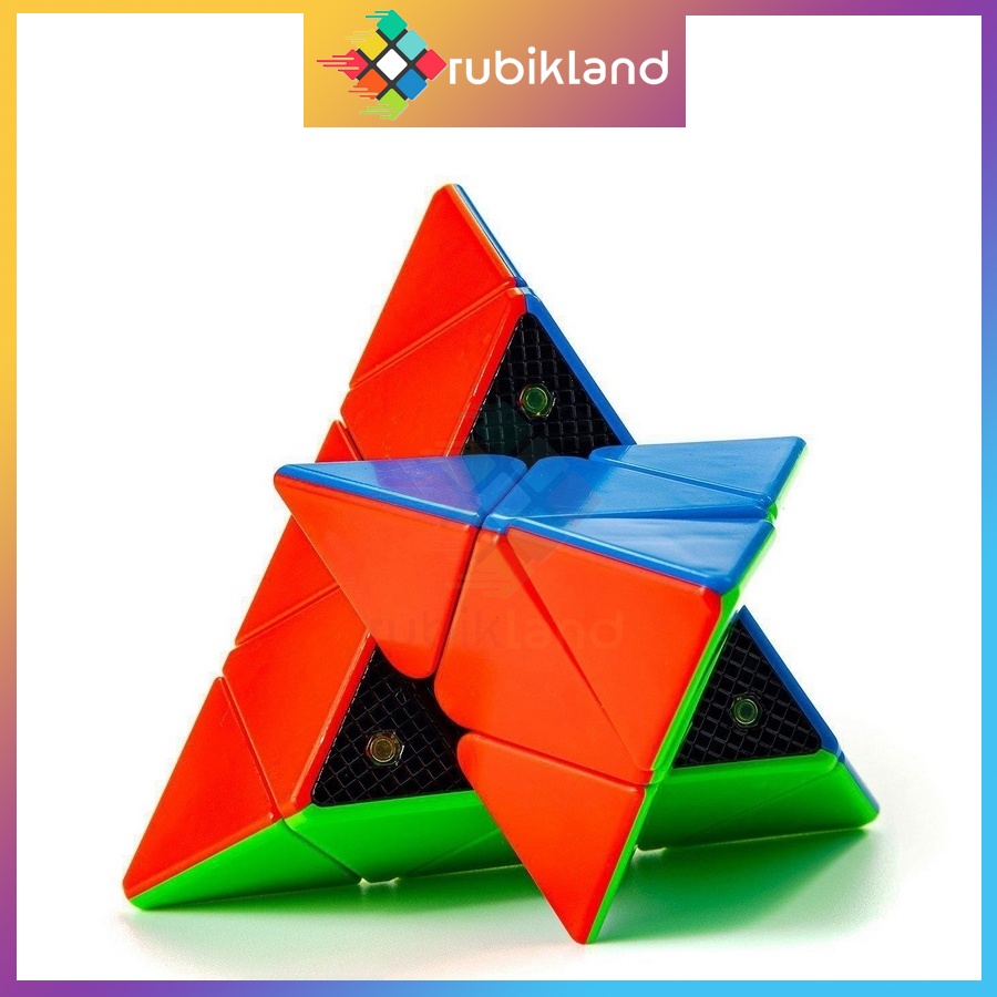 Rubik QiYi MP Pyraminx M Stickerless Rubic Tam Giác Có Nam Châm Đồ Chơi Trí Tuệ