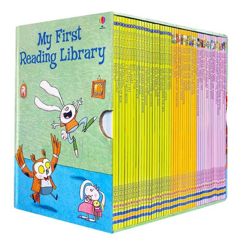 Sách tiếng anh cho bé có file nghe My First Reading Library Usborne (Bộ xanh) - Box set