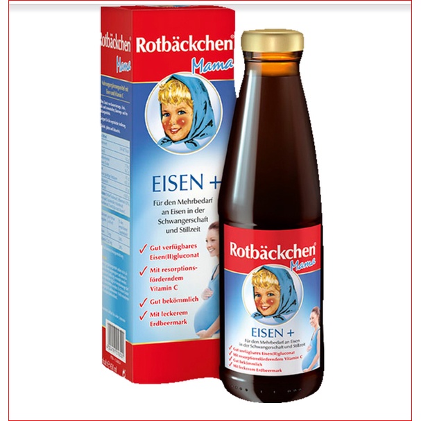 Rotbackchen Mama Eisen + 450ml của Đức