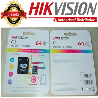 Thẻ nhớ chuyên dụng dùng riêng cho Camera giám sát đọc ghi tốc độ cao Hikvision 64GB
