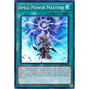 Thẻ bài Yugioh - TCG - Spell Power Mastery / SR08-EN022'