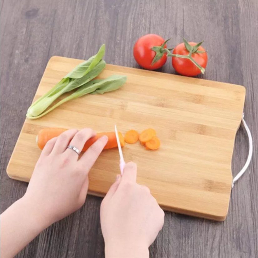 THỚT TRE tự nhiên, thớt tre hình chữ nhật cao cấp kháng khuẩn chống ẩm mốc