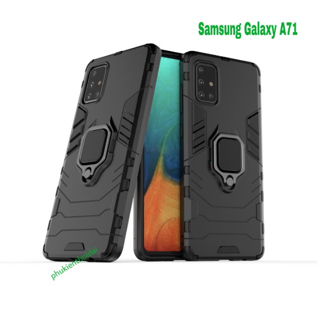 Ốp lưng Samsung A71 / A72 / A72 5G / A73 5G chống sốc Iron Man Iring siêu bền giá đỡ xem phim bảo vệ toàn diện