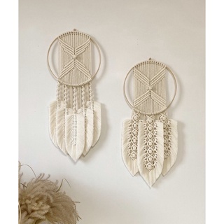 Dreamcatcher macrame/lưới bắt giấc mơ macrame treo tường trang trí thủ công