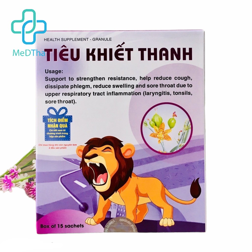 Cốm Tiêu khiết thanh - Tăng cường Sức Đề Kháng, hỗ trợ Giảm Ho cho trẻ từ Thảo dược và Vitamin C [Chính Hãng]