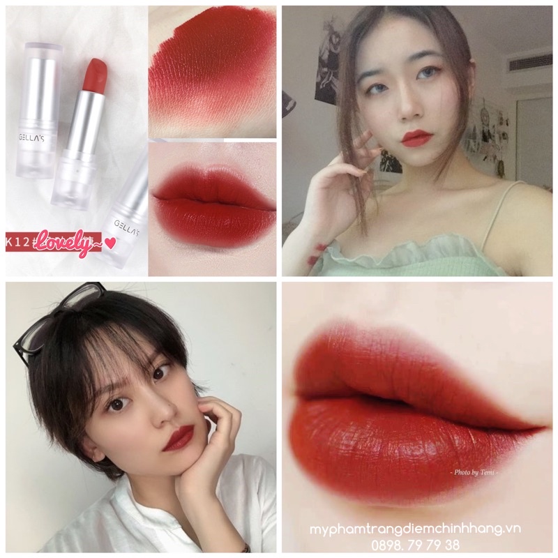 Son Lì Mềm Môi Velvet Matte Powder Kiss Dupe Mac Loud &amp; Clear Lipstick