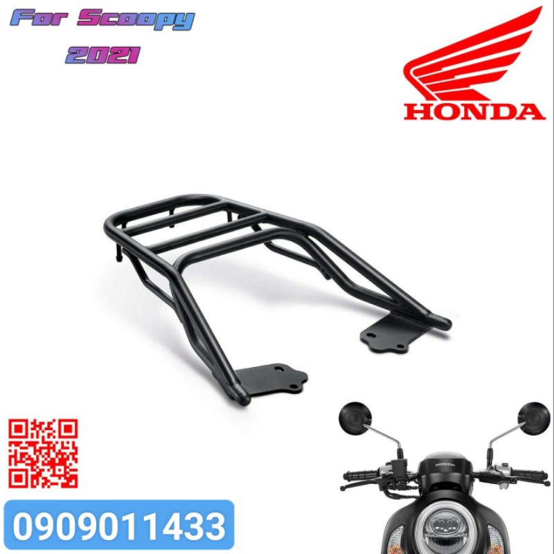 Baga H2C Scoopy 2021 màu đen chính hãng Honda Thailand
