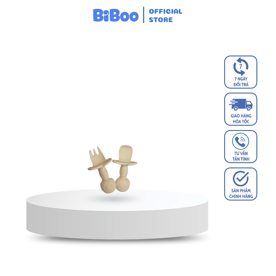 Bộ Khay Ăn Dặm Silicon 4 Ngăn Có Đế Hít Chống Đổ