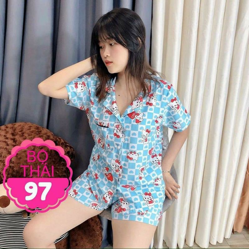 Đồ Bộ Pijama Kate Thái Ngắn