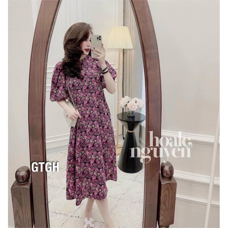 [Mã FATHANG5 giảm 10K đơn 50K] Váy hoa nhí suông tay phồng | BigBuy360 - bigbuy360.vn