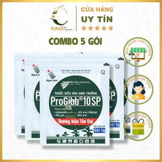 [Combo] Thuốc điều hòa sinh trưởng ProGibb 1g cho rau màu, hoa cảnh x 5 gói [sieutietkiem]