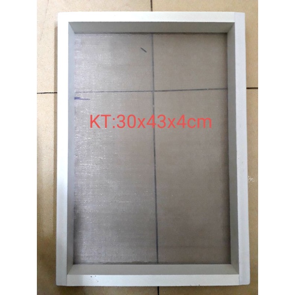 Khay hứng phân,cặn bẩn bể cá cảnh(kt:30×43×4cm)