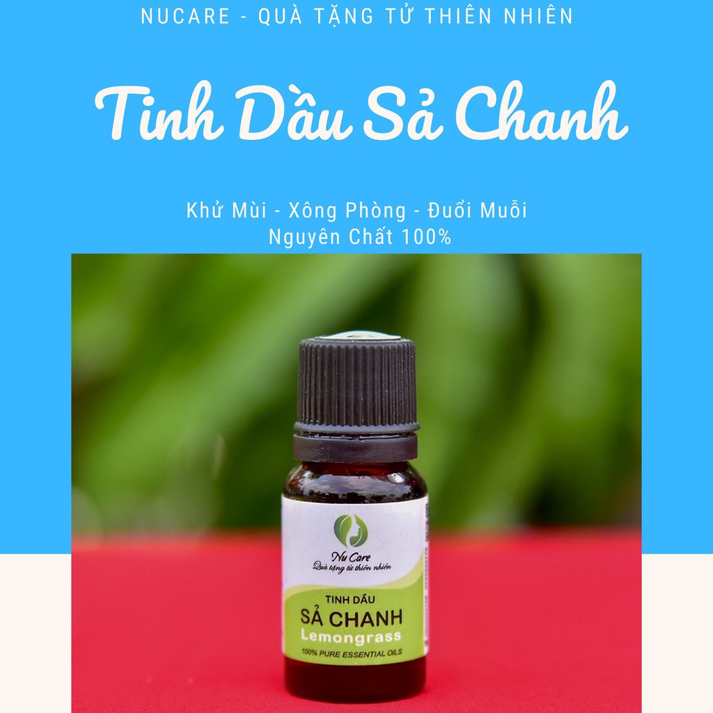 [5ml giá dùng thử] Tinh dầu thiên nhiên nguyên chất sả chanh, cam ngọt, quế, bạc hà, tràm gió, đuổi muỗi, sả java, bưởi