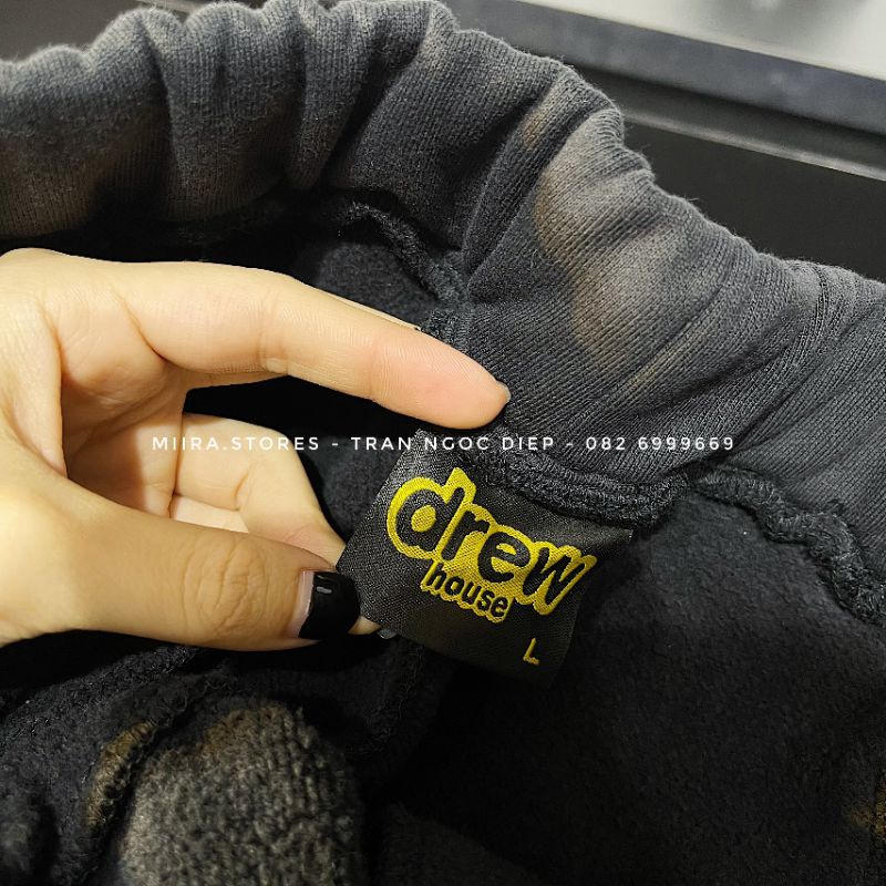 SECRET SWEAT PANTS DESCRIPTION - Quần nỉ jogger in chữ Drew - Drew House BEST QUALITY