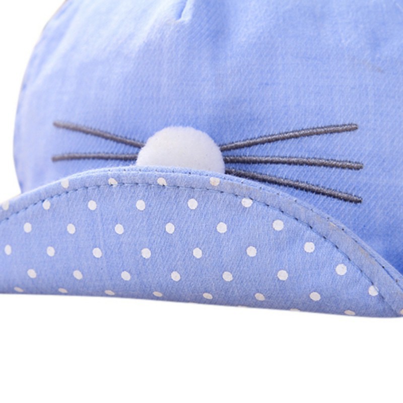 Mũ lưỡi trai thoáng mát thiết kế tai thỏ đáng yêu cho bé từ 8 tháng đến 20 tháng