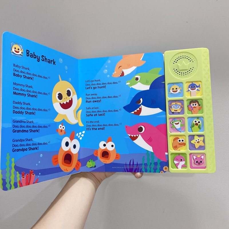 SÁCH ÂM NHẠC BABY SHARK PHIÊN BẢN CHO THỊ TRƯỜNG MỸ