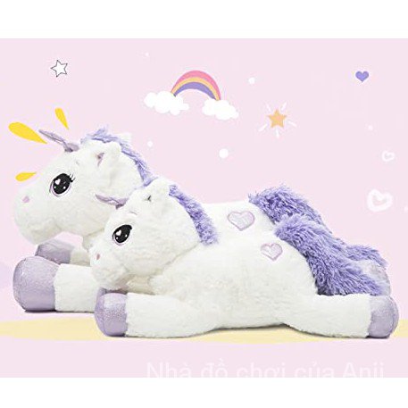 AIXINI 30-80cm Unicorn Stuffed Toy Plush Toy Gaint, 30-80cm Cute Soft Unicorn Plush Stuffed Animal Toy Doll, Gift for Kids Babies Birthday Party Home Décor