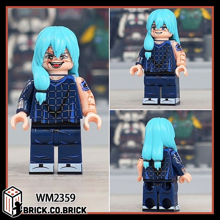 Mô hình Jujutsu Kaisen Minifigure Chú Thuật Hồi Chiến Đồ Chơi Lắp Ráp Anime Nổi Tiếng Nhật Bản Gojo Yuji Hanao WM6139