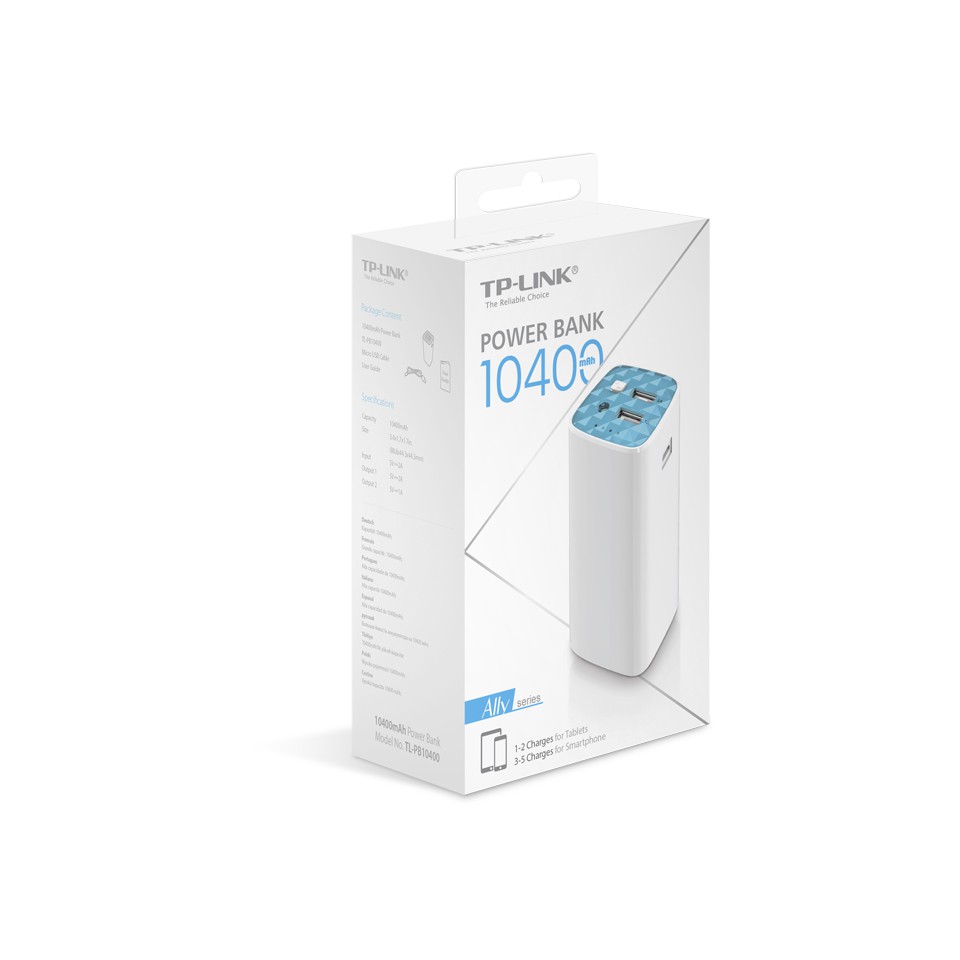 Pin sạc dự phòng 10400mAh.