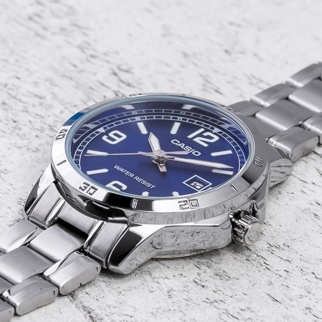 Đồng hồ nữ dây kim loại Casio chính hãng Anh Khuê LTP-V004D-2BUDF (30mm)