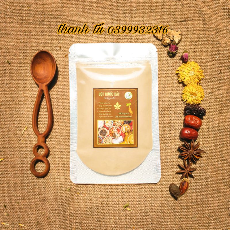 100g bột đắp mặt thuốc bắc cao cấp