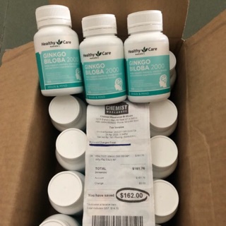 Bổ não Gingko Biloba Healthycare
