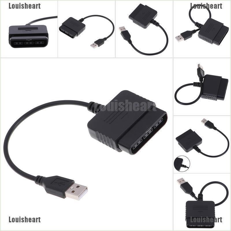 Dây cáp chuyển đổi tay cầm điều khiển PS2 sang PS3 PC kết nối usb