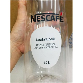 (set 2 bình) Bình đựng nước Lock&Lock Nescafe/milo 1.2L
