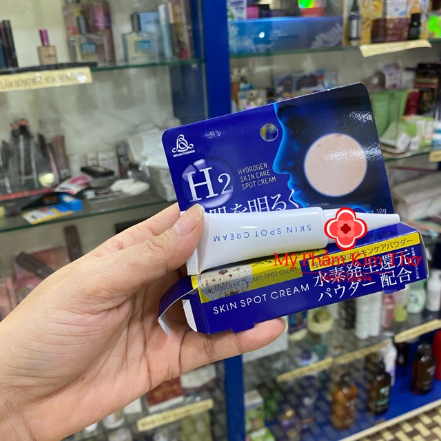 {Chính hãng - Có video} Kem giảm nám, tàn nhang H2 Hydrogen Skin Care Spot Cream Nhật Bản 10g