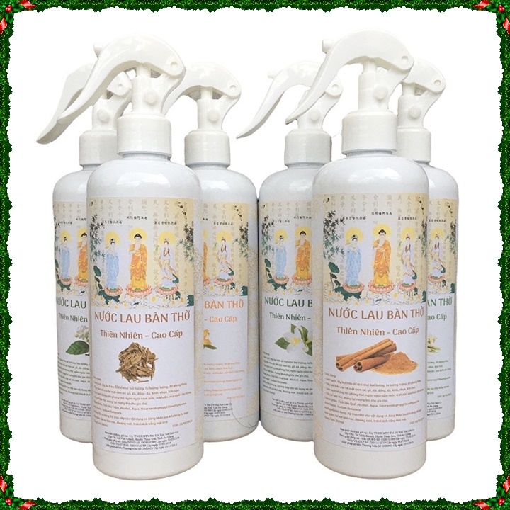 Chai xịt 500ml Nước lau bàn thờ Nhiều hương Cao Cấp Thảo mộc Giúp Tẩy Uế Ling