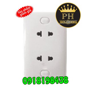 Bộ ổ cắm đôi 2 chấu Schneider 16A S-Classic