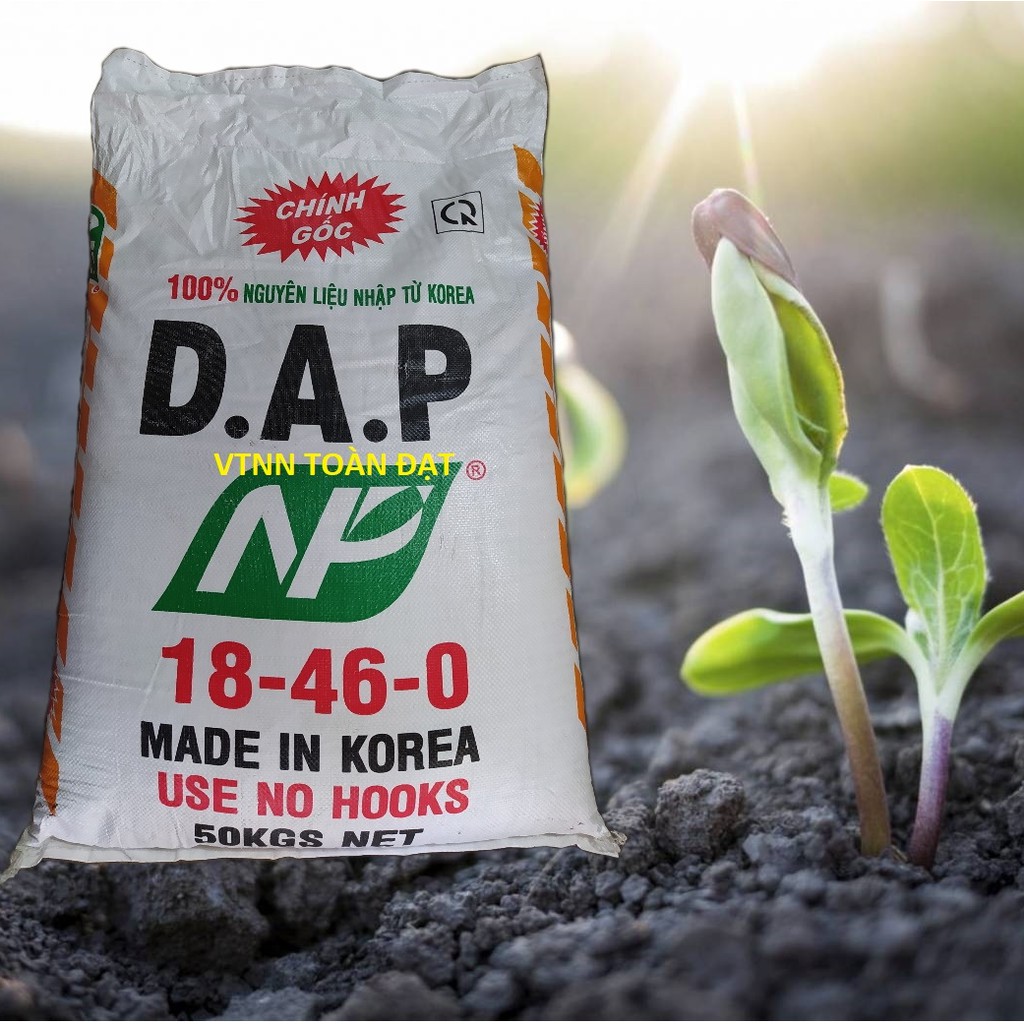 (1kg) Phân Bón DAP Hàn Quốc - DAP Korea loại hạt đen