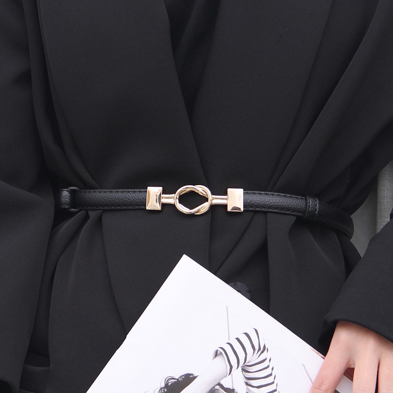 Thắt Lưng Nữ Hai Hàng Nút Thời Trang Hàn Quốc