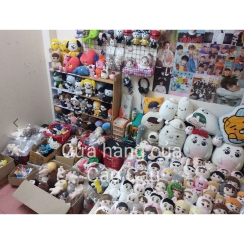 Búp bê bông doll thần tượng Kpop BigBang SHINee EXO Nu'est BTS Seventeen WannaOne NCT RedVelvet... có sẵn