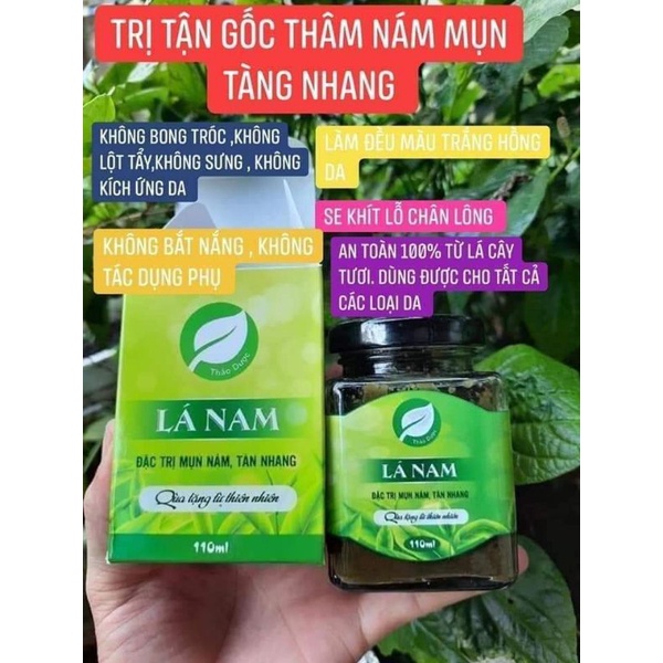 CAO LÁ NAM XOÁ NÁM, TÀN NHANG VÀ THÂM MỤN