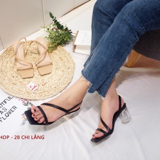 SANDAL SHEKIM QUAI MẢNH GÓT TRONG 6P