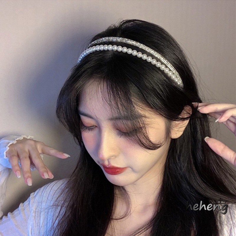 Băng Đô Đính Ngọc Trai Thời Trang Hàn Quốc Dành Cho Nữ