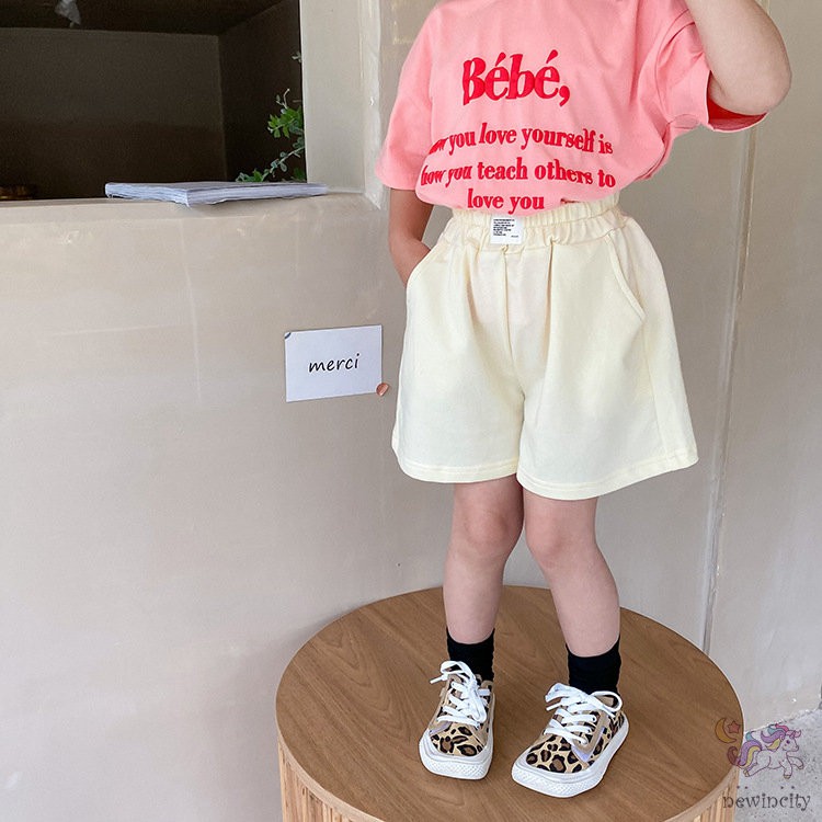 Quần short thể thao phong cách Hàn Quốc cho bé