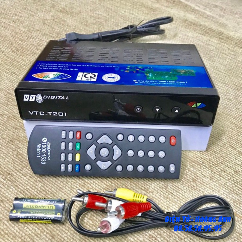 Đầu thu kỹ thuật số DVD -T2. VTC T201- giá tốt