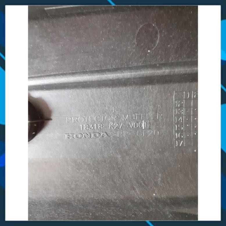 ốp pô AB, ốp chắn nhiệt ống xả airblade 2014-2015 Chính hãng hàng loại 1